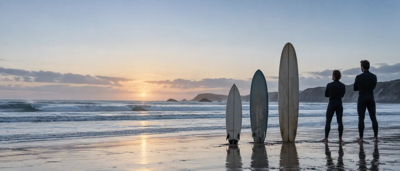Le bon volume de surf dépend du poids, du niveau et du shape