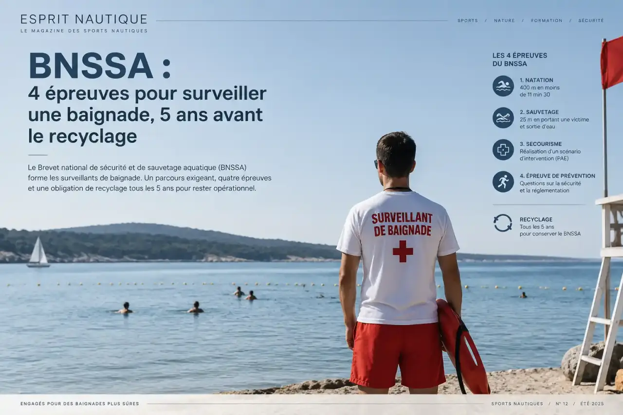 BNSSA : 4 épreuves pour surveiller une baignade, 5 ans avant le recyclage