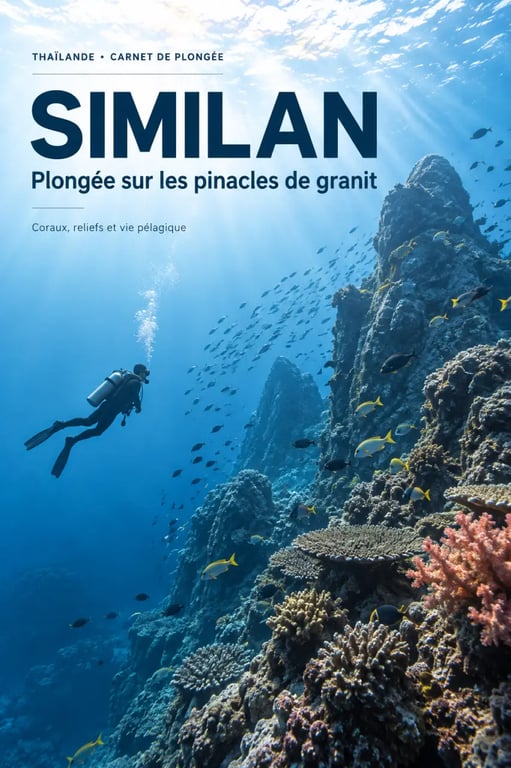 Plongée en Thaïlande aux îles Similan autour d’un pinacle granitique