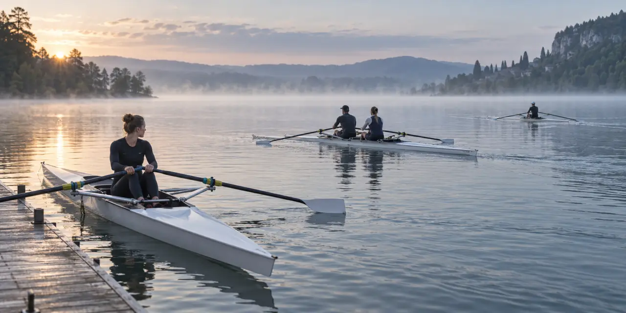 Choisir un bateau pour aviron selon son niveau, son eau et sa stabilité