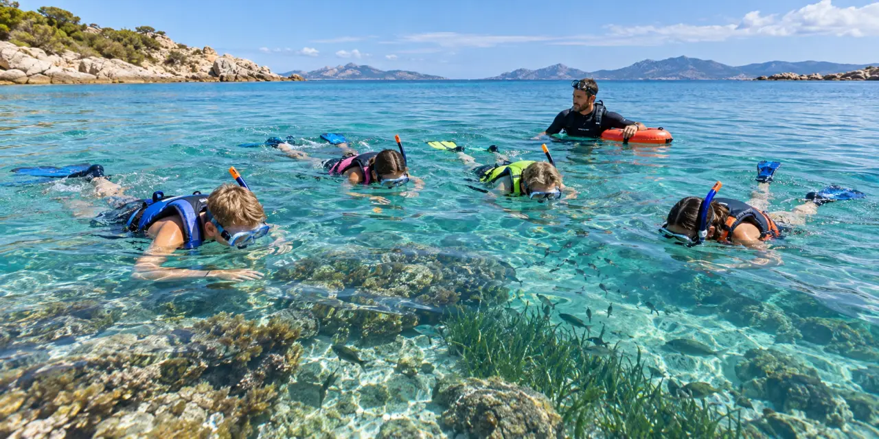 Snorkeling en colo : observer les fonds marins sans bouteille, avec un encadrement adapté